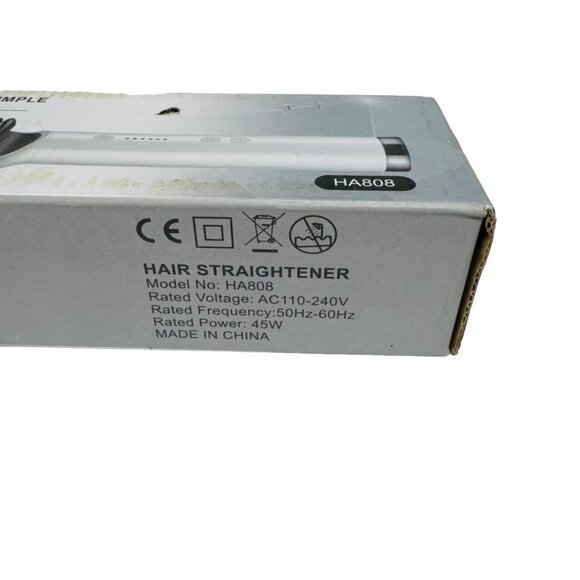 Straight Comb Temperature Control Hair Straightener Black - Picture 6 of 6